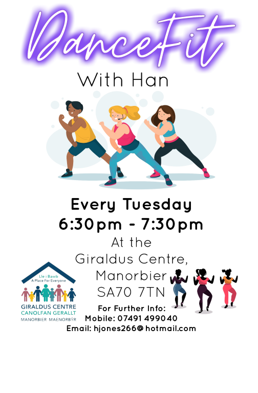 DanceFit with Han at Giraldus Centre Manorbier