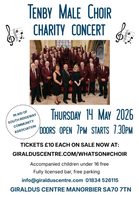 Tenby Male Choir at Giraldus Centre Manorbier