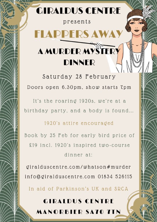 Flappers Away at Giraldus Centre Manorbier