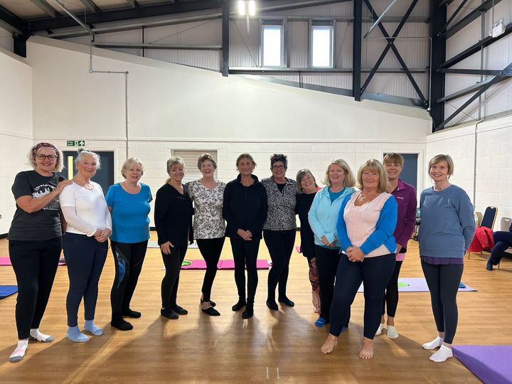 Pilates group at Giraldus Centre Manorbier