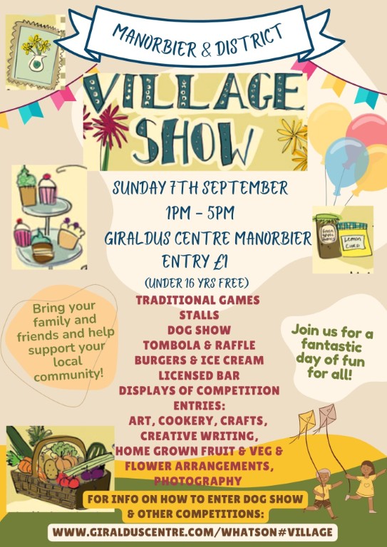 Village Show at Giraldus Centre Manorbier